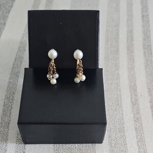 Vintage 12kt Gold-Filled Pearl Screwback Earrings